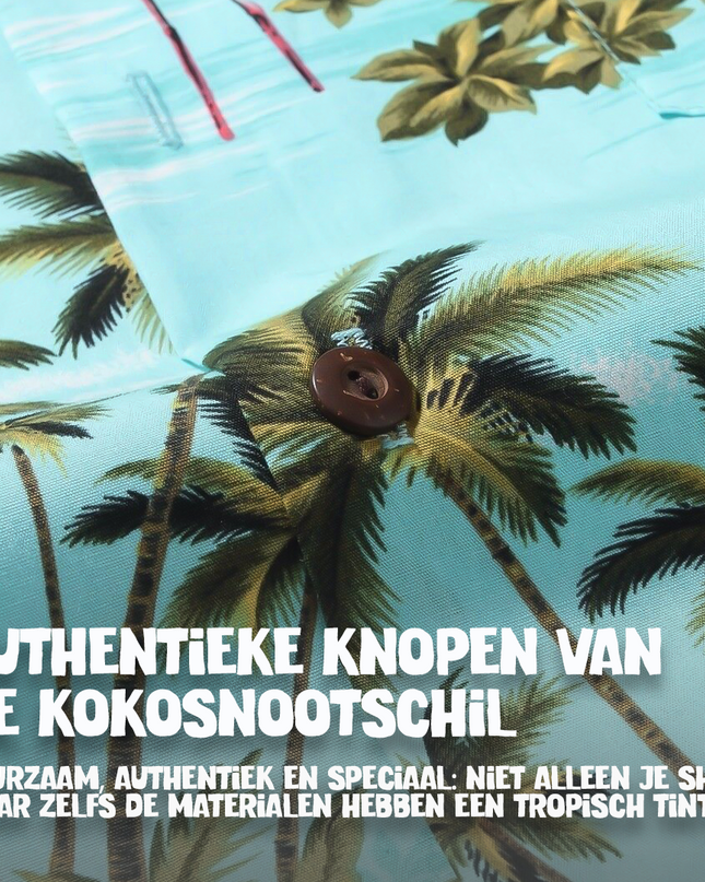 Chemise hawaïenne à motif flamants roses