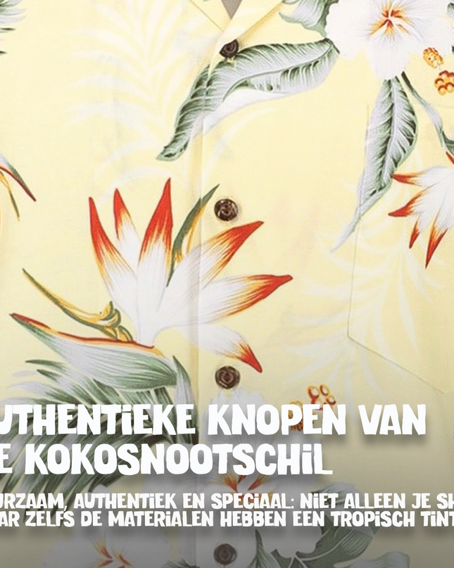 Chemise hawaïenne jaune hibiscus pour hommes