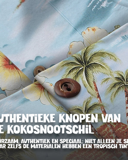 Chemise hawaïenne sur le thème de la vie à Hawaï