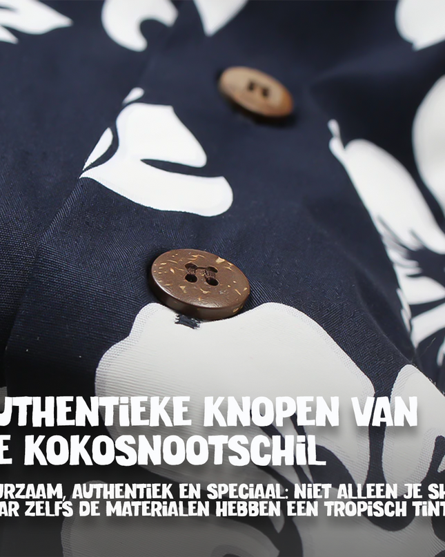 Chemise hawaïenne à motifs floraux bleus