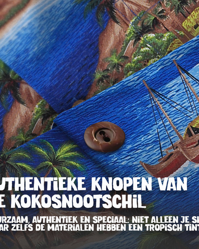 Chemise hawaïenne en navigation autour d'Hawaï