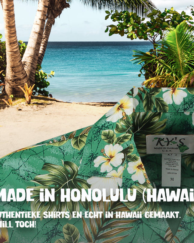 Chemise hawaïenne à motif Tiki Tropiques