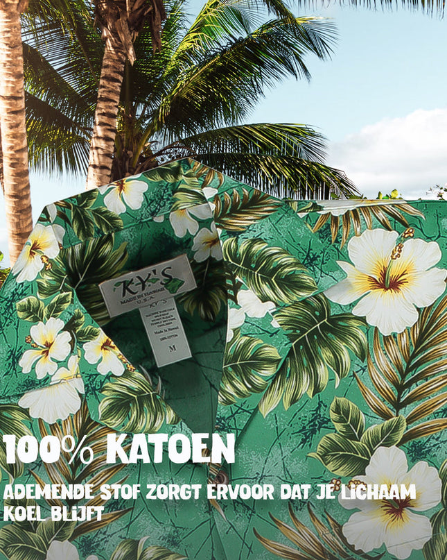 Chemise hawaïenne à motif Tiki Tropiques