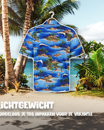 Chemise hawaïenne en navigation autour d'Hawaï