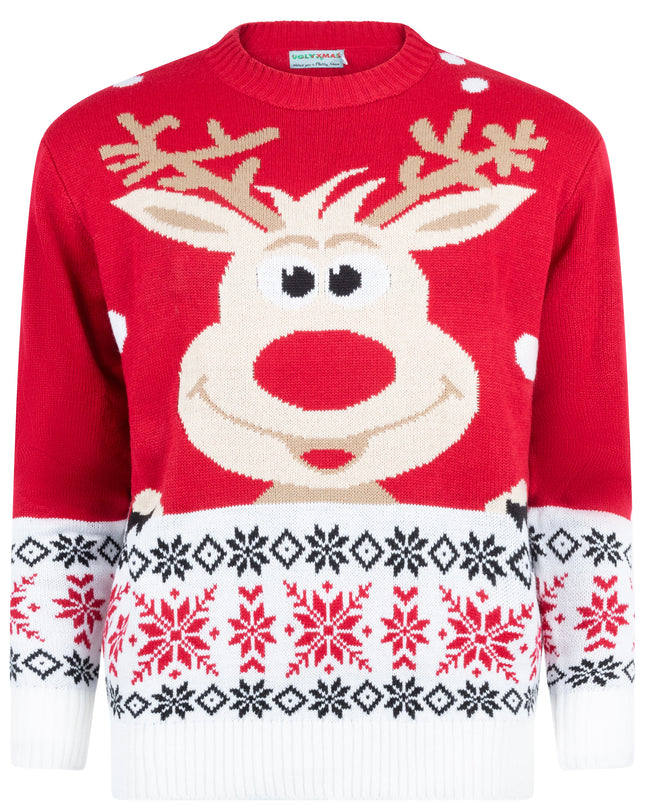 Pull de Noël Rudolph pour femmes