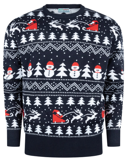 Pull de Noël Marius pour femme, au design élégant.