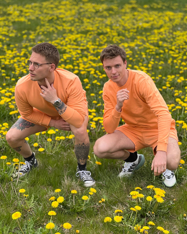 Ensemble d'été - Vêtements d'intérieur pêche pour les journées chaudes