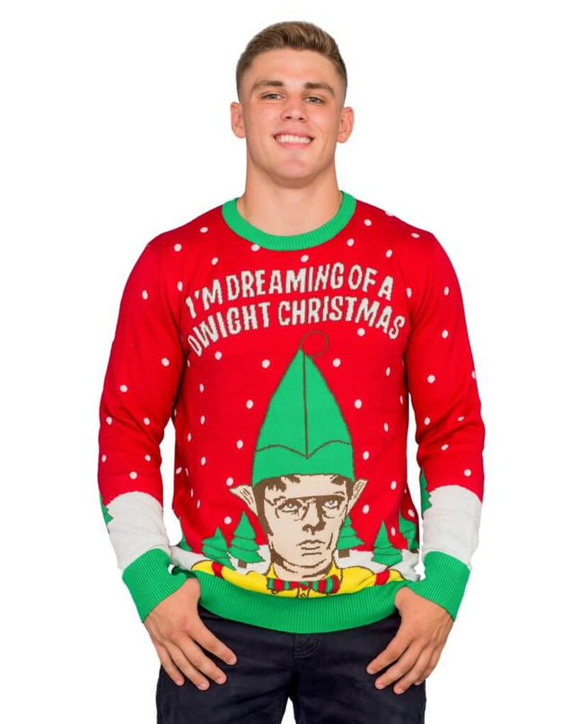 Je rêve d'un pull de Noël moche de Dwight