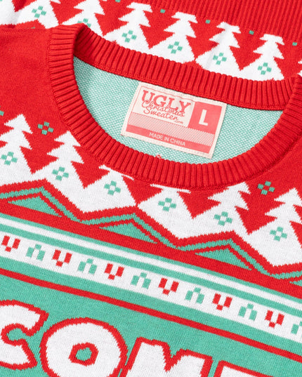 Pulls de Noël moches unisexes pour couples « Je viens en paix »