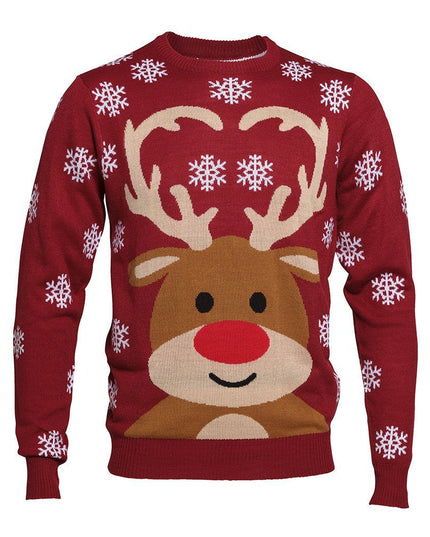 Pull de Noël mignon à motif renne pour homme - Meilleures ventes
