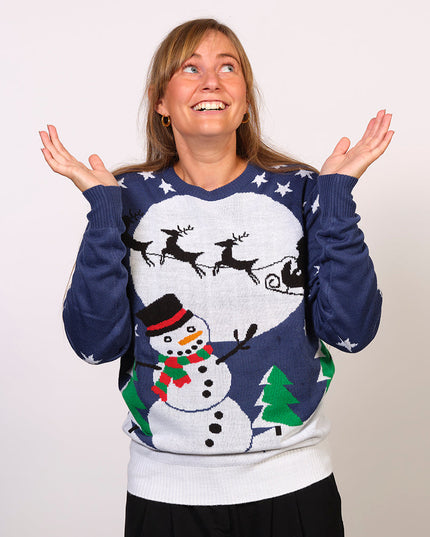 Pull Lune - Pyjamas de Noël pour hommes et femmes