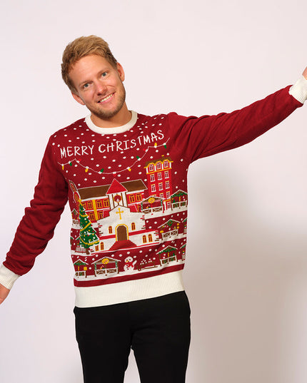 Pull de Noël « Julemærkehjemmet » pour femme – Choix populaire