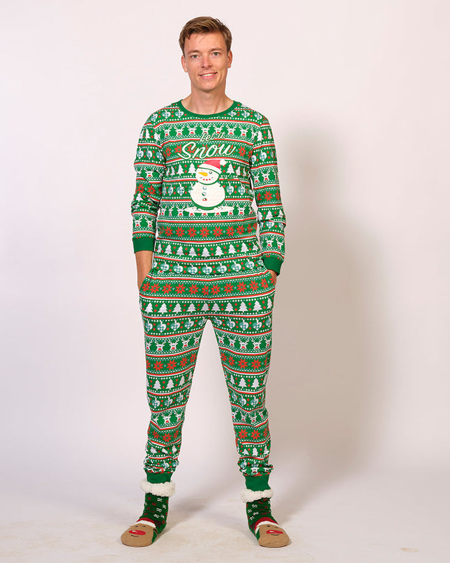 Pyjamas de Noël Let It Snow pour hommes et femmes