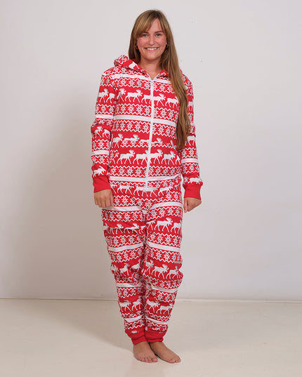 Combinaison rouge de Noël pour hommes