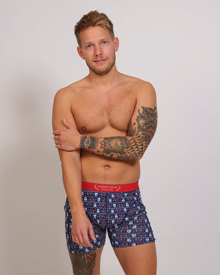 Lot de trois sous-vêtements de Noël pour hommes