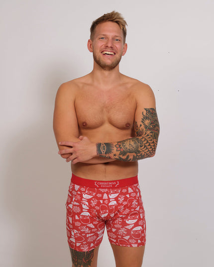 Lot de trois sous-vêtements de Noël pour hommes