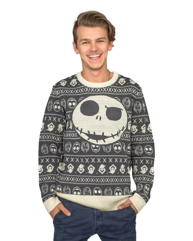 Pull moche Jack Sally L'Étrange Noël de Monsieur Jack