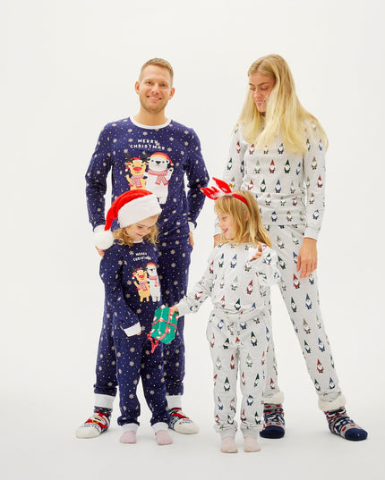 Pyjamas de Noël pour hommes Best Friends - Confort toute l'année,