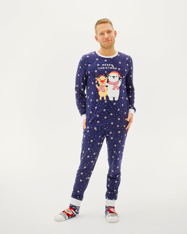 Pyjamas de Noël pour hommes Best Friends - Confort toute l'année,