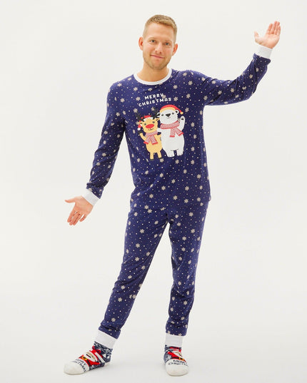 Pyjamas de Noël pour hommes Best Friends - Confort toute l'année,