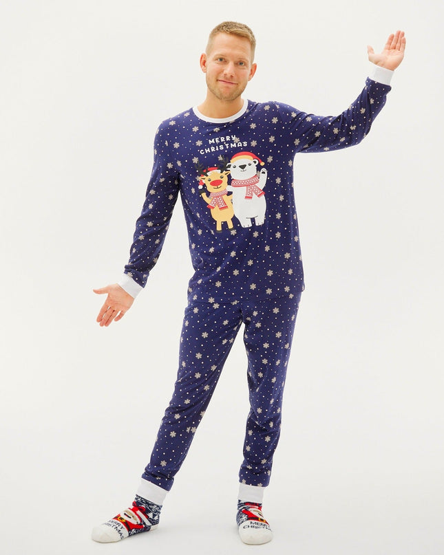 Pyjamas de Noël pour hommes Best Friends - Confort toute l'année,