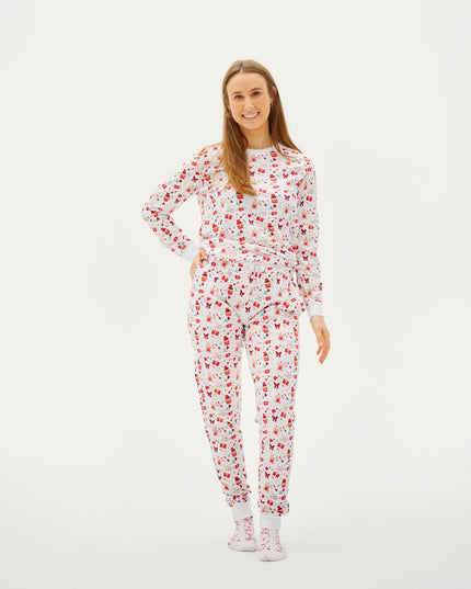 Pyjamas blancs pour la Saint-Valentin pour femmes - Meilleures ventes
