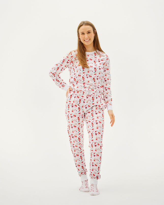 Pyjamas blancs pour la Saint-Valentin pour femmes - Meilleures ventes