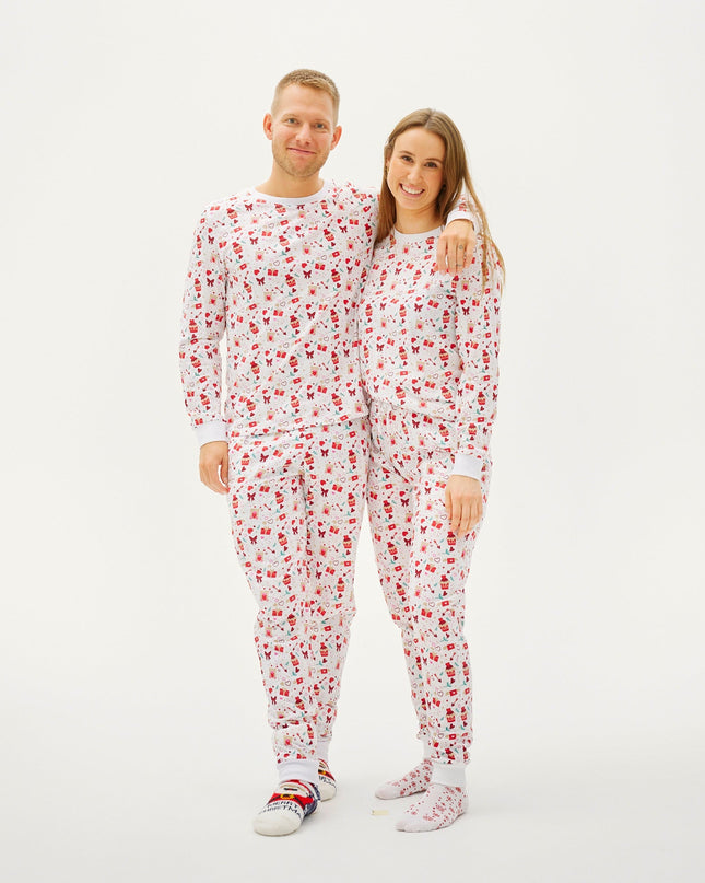 Pyjamas blancs pour la Saint-Valentin pour femmes - Meilleures ventes