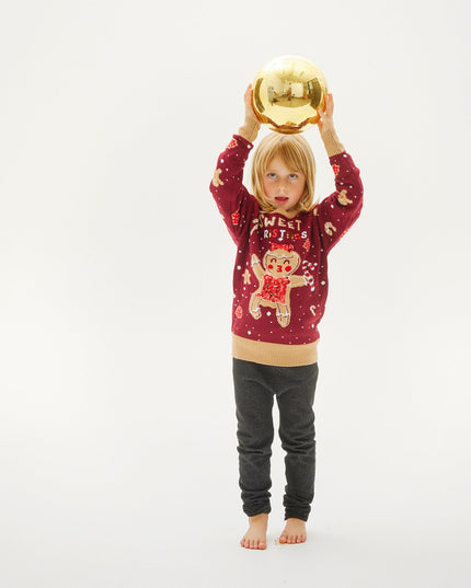 Pull mignon en forme de biscuit pour enfants