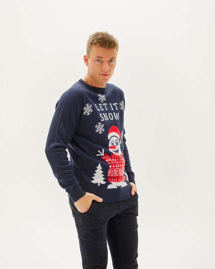 Pull de Noël « Let It Snow » pour hommes
