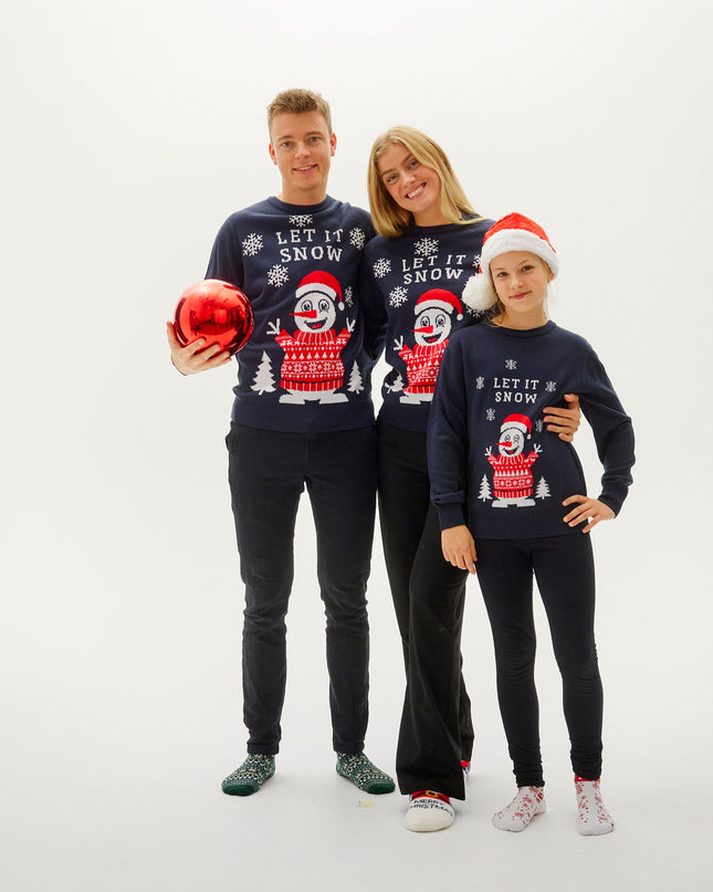 Pull de Noël « Let It Snow » pour hommes