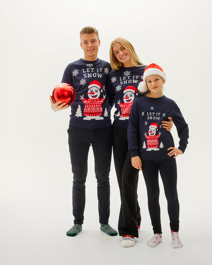 Pull de Noël « Let It Snow » pour femme - Meilleures ventes