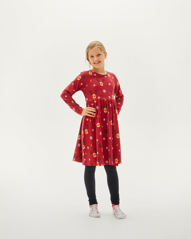 Robe de Noël Rudolph pour enfants - Collection Trine