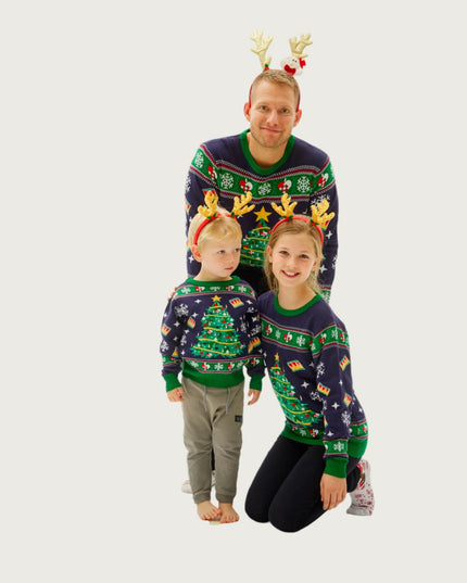 Pull de Noël lumineux pour enfants