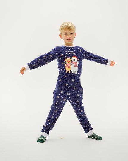 Pyjamas de Noël pour enfants meilleurs amis