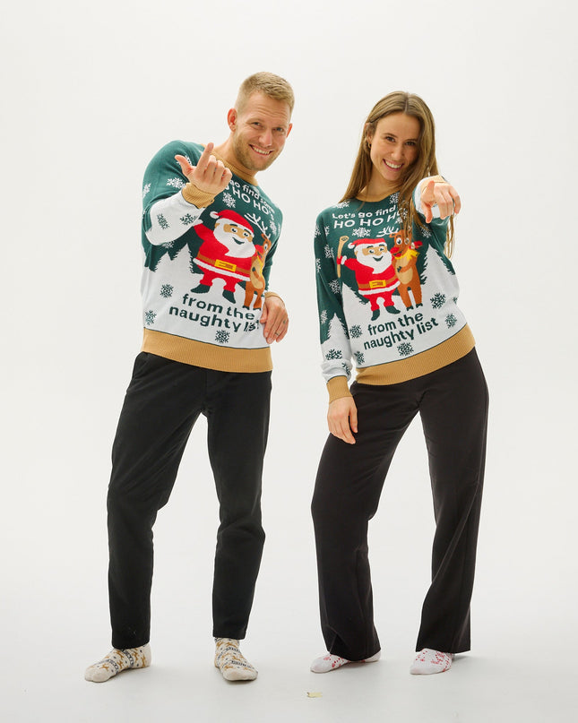 Le pull de la liste des vilains volés pour hommes