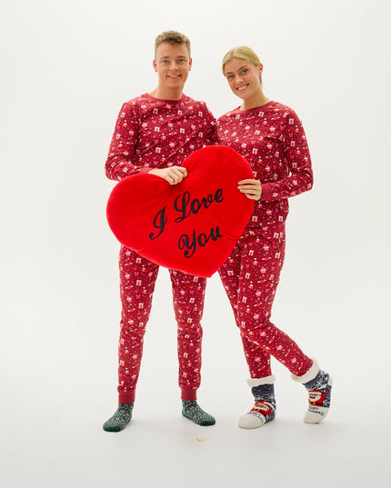 Pyjamas rouges pour la Saint-Valentin (femme) - Meilleures ventes