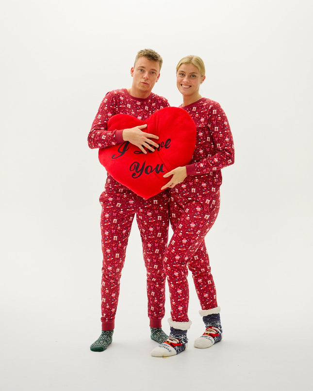 Pyjamas rouges pour la Saint-Valentin (femme) - Meilleures ventes