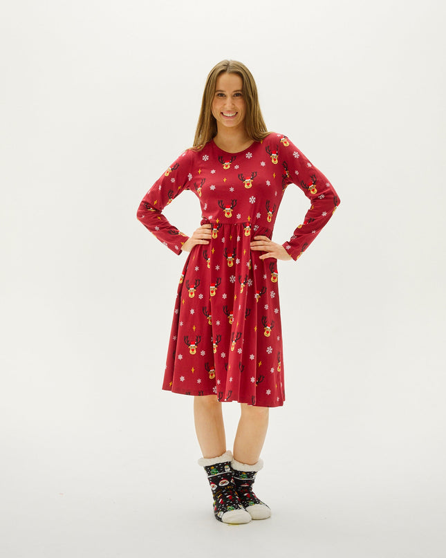 Robe de Noël Rudolph - Femme