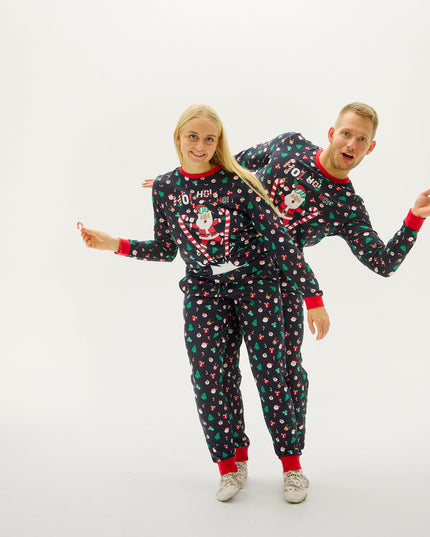 Pyjama « Père Noël volant » pour femmes - Un favori de la famille