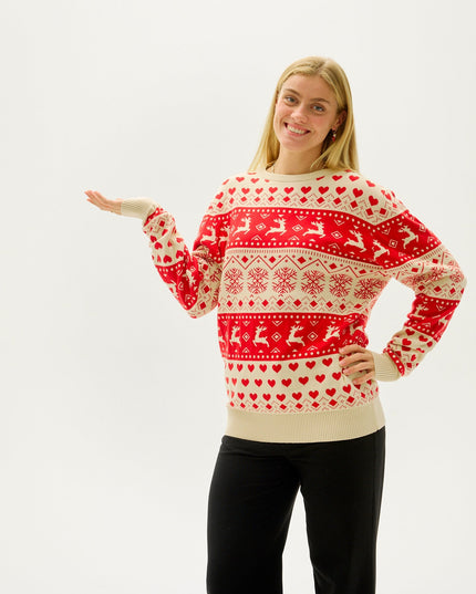 Pull de Noël adoré pour femmes - Collection Trine