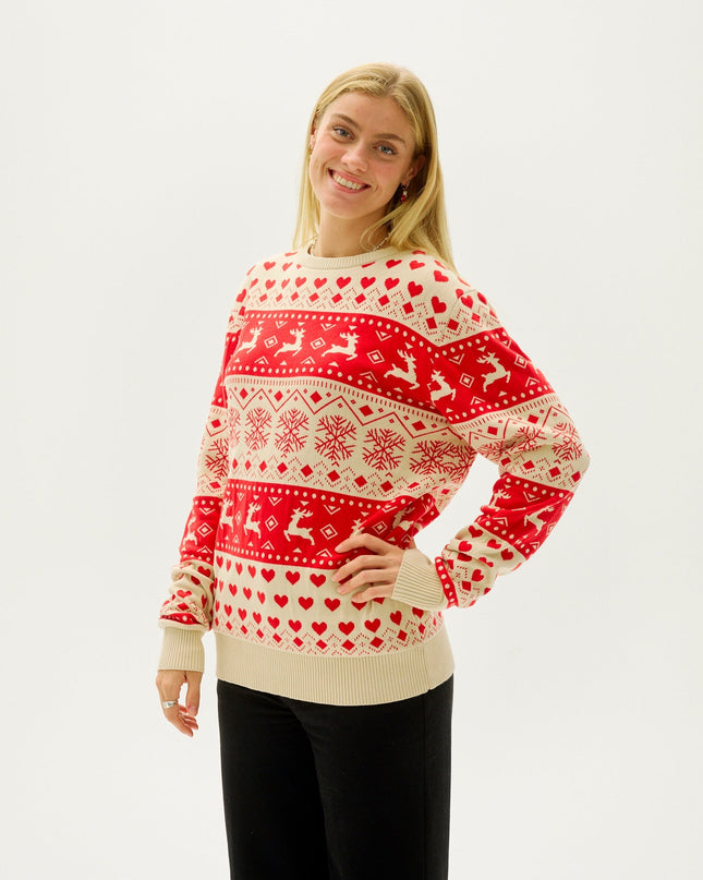 Pull de Noël adoré pour femmes - Collection Trine