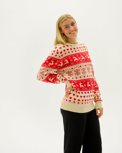 Pull de Noël adoré pour femmes - Collection Trine