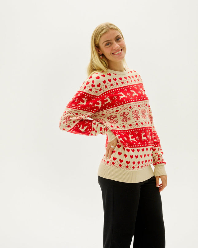 Pull de Noël adoré pour femmes - Collection Trine