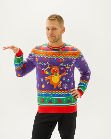 Pull de Noël Reinqueer - Homme