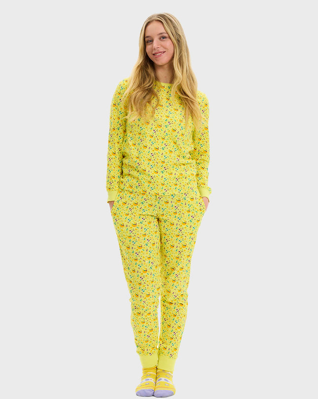 Pyjama de Pâques jaune - Style femme