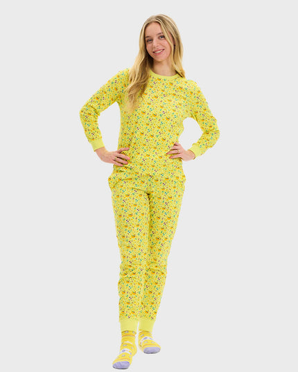 Pyjama de Pâques jaune - Style femme