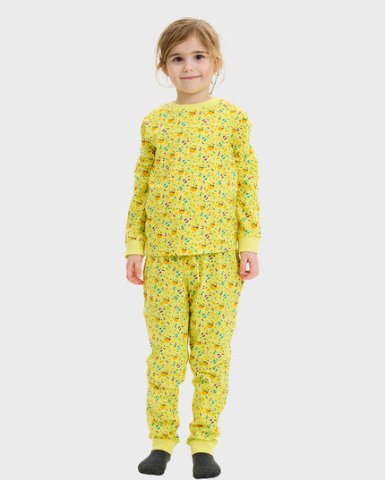 Pyjamas de Pâques jaunes - Collection enfant