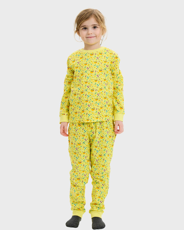 Pyjamas de Pâques jaunes - Collection enfant
