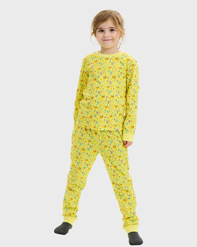 Pyjamas de Pâques jaunes - Collection enfant